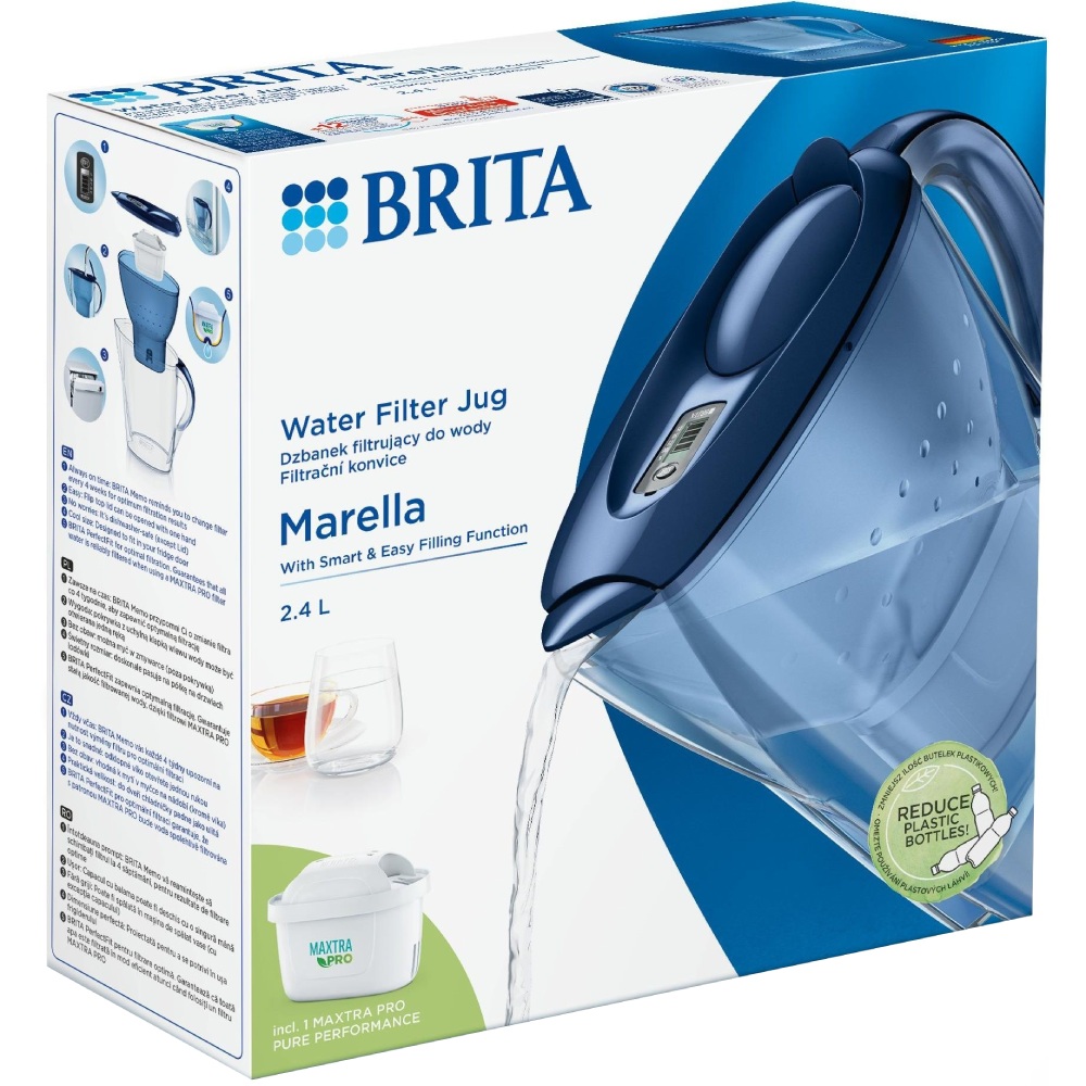 Фильтр-кувшин BRITA Marella MXpro Blue (1052799) Совместимость холодная вода