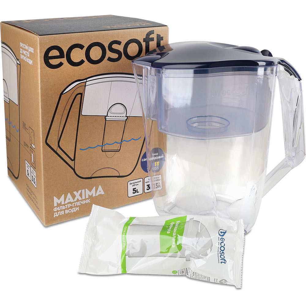 Фільтр ECOSOFT Maxima 00586 Sapphire (FMVMAXIMADBECO) Об'єм глечика 5