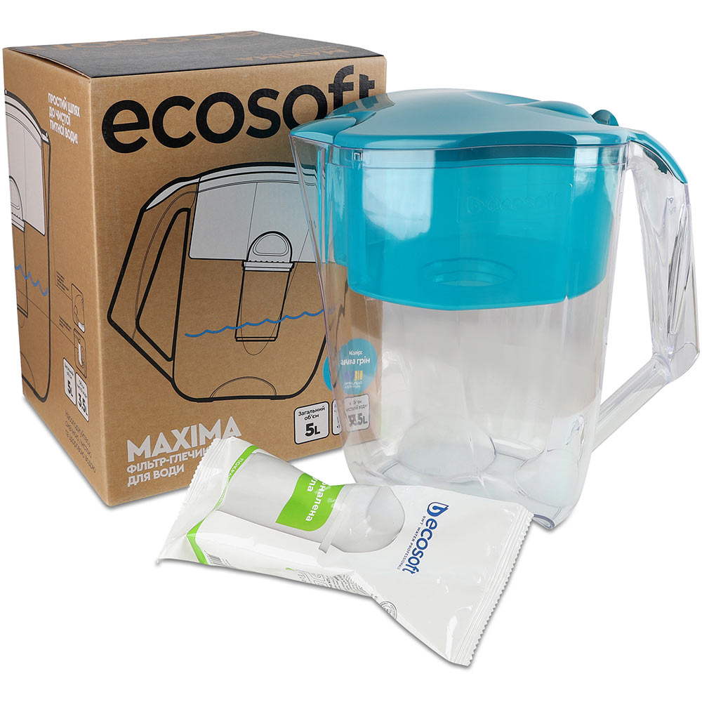 Фильтр ECOSOFT Maxima 00609 Aqua Green (FMVMAXIMADGECO) Объём кувшина 5