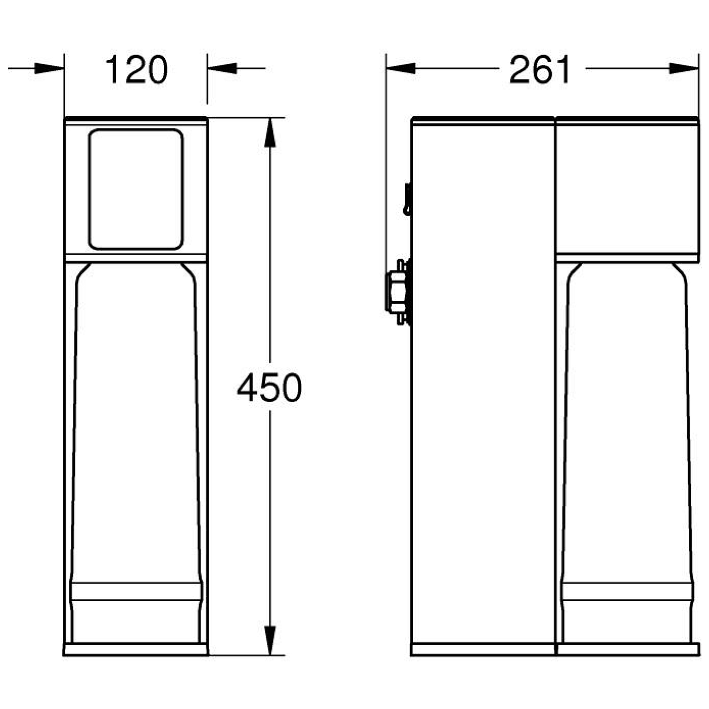 Зовнішній вигляд Стартовий набір фільтрів зворотного осмосу GROHE Blue White (40877000)