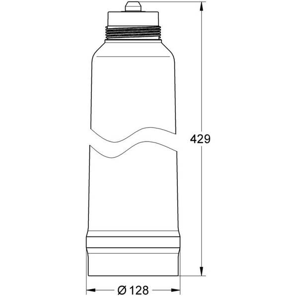 Фильтр для воды GROHE Blue L-Size (40412001) Вид магистральный предфильтр