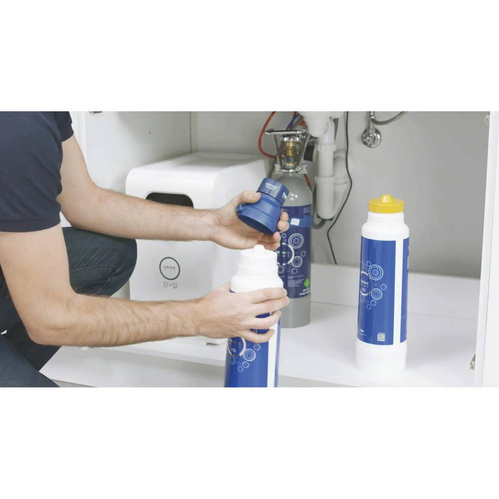 Фильтр для воды GROHE Blue из активированного угля (40547001) Ресурс кассеты 3000