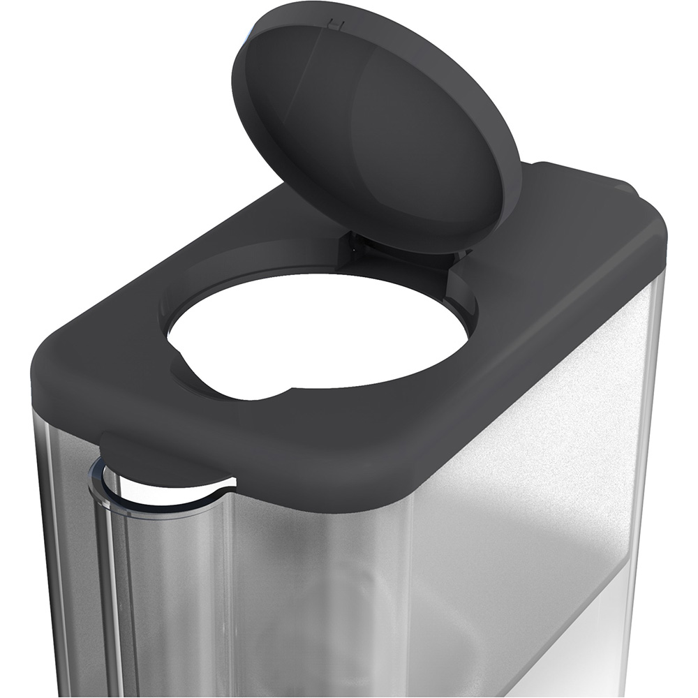 Фильтр-кувшин ECOSOFT Slim Graphite + 2 картриджа (4820056809138) Объём отфильтрованной воды 1.7