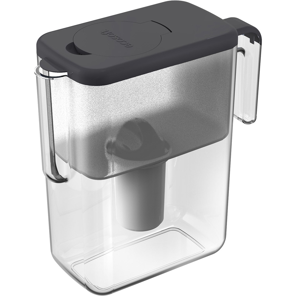 Фильтр-кувшин ECOSOFT Slim Graphite + 2 картриджа (4820056809138) Объём кувшина 3.5