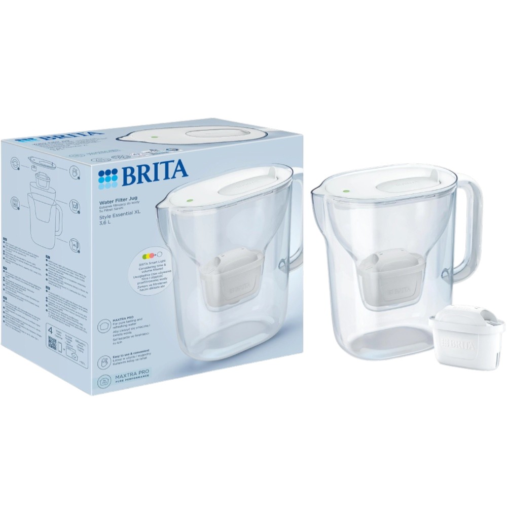 Фото 14 Фильтр-кувшин BRITA Style Essential XL Mxpro White (1058045)