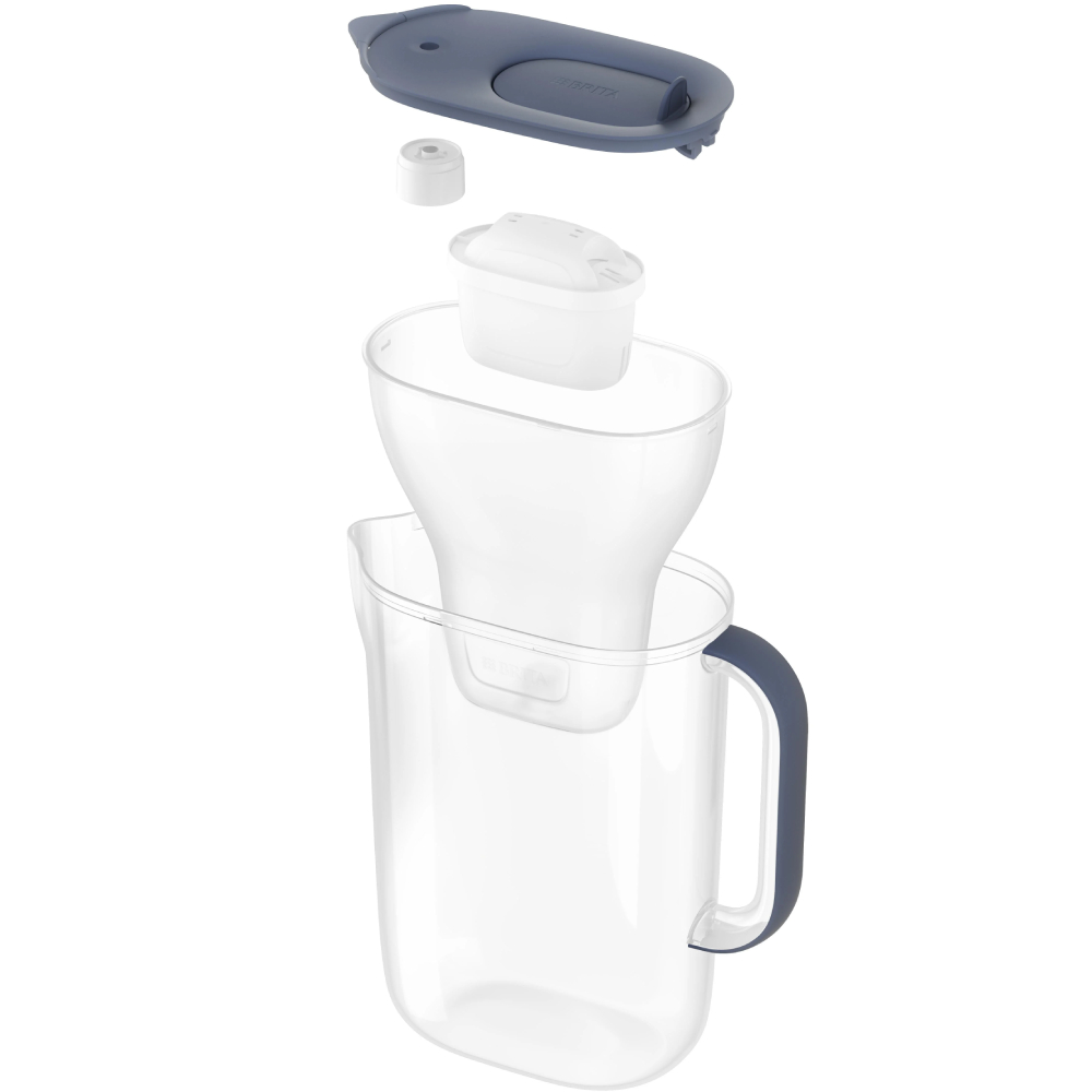 Фильтр-кувшин BRITA Style Essential XL Mxpro Gray/Blue (1058043) Ступени очистки фильтр грубой очистки (полипропилен)