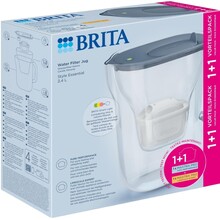 Фильтр-кувшин BRITA Style Essential Mxpro Gray/Blue + 2 картриджа (1057796)