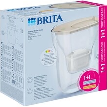 Фильтр-кувшин BRITA Style Essential Mxpro Sandy + 2 картриджа (1057797)