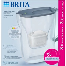 Фильтр-кувшин BRITA Style Essential Mxpro Gray/Blue + 3 картриджа (1058103)