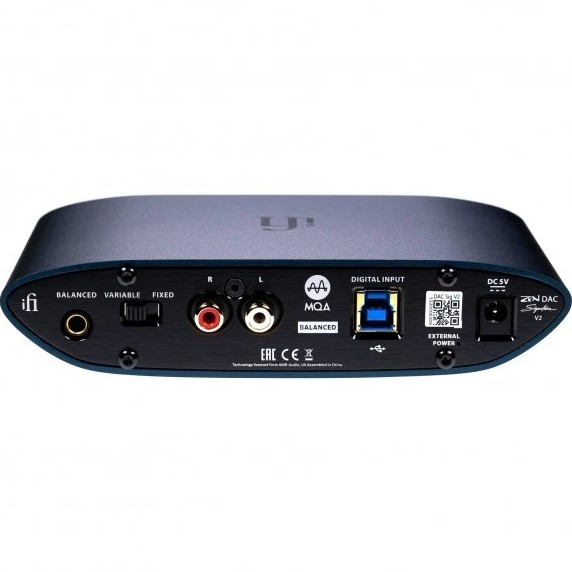 Усилитель IFI Zen DAC Signature V2 Black (90402686) Количество точек поворота (для поворотных креплений) фиксированная