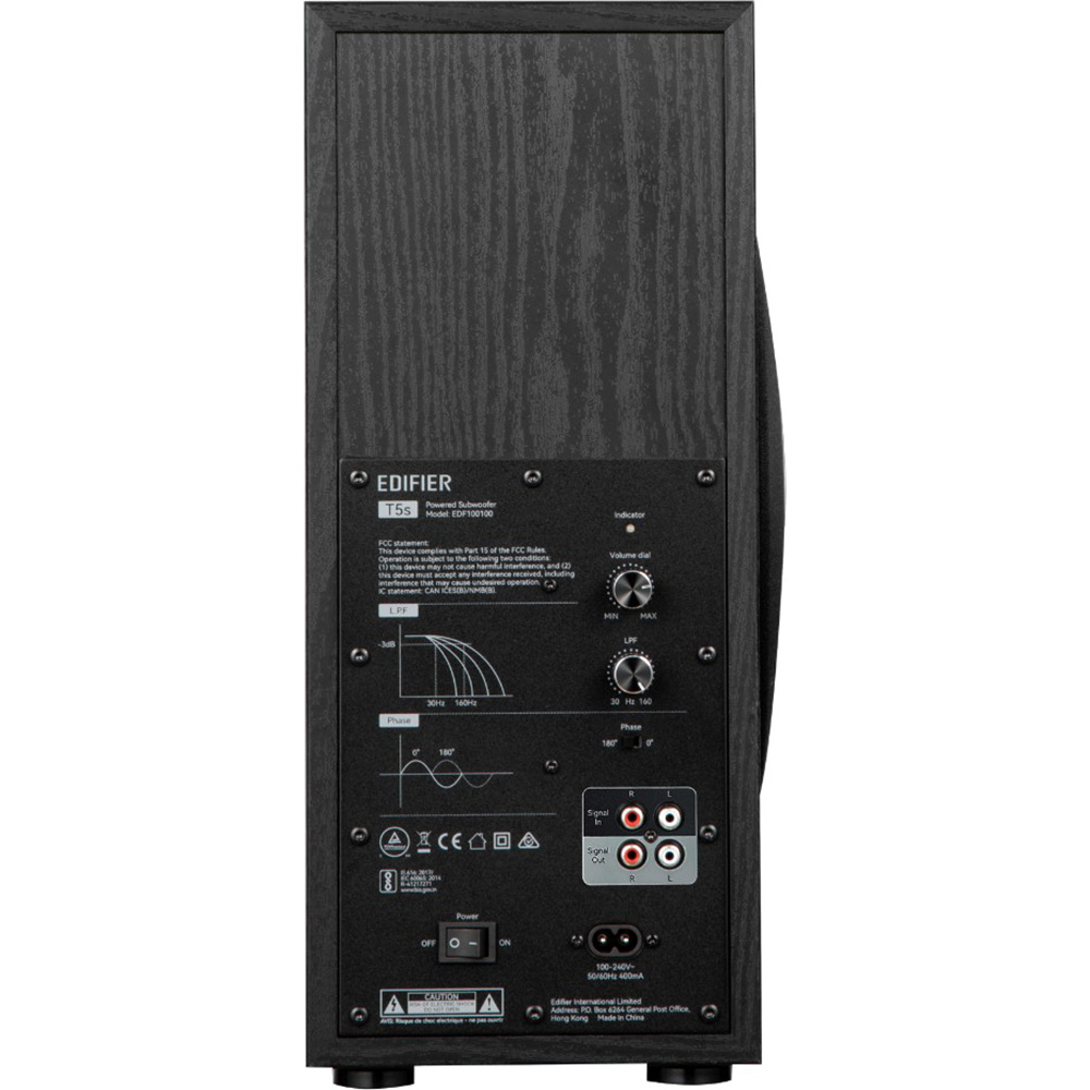 Внешний вид Сабвуфер EDIFIER T5s Black (T5sblack)