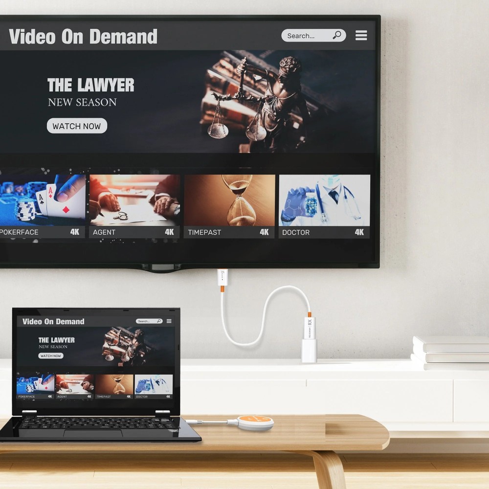 В Украине AV-sender J5CREATE JVAW62-N USB Type-C - HDMI White/Orange