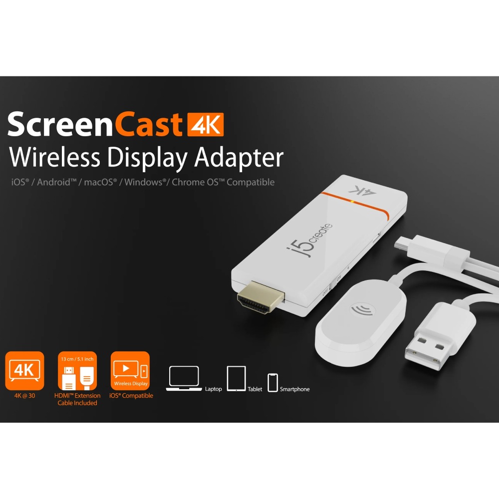 AV-sender J5CREATE JVAW76-N White Стандарты приёма сигнала стандарт IEEE: 802.11ac