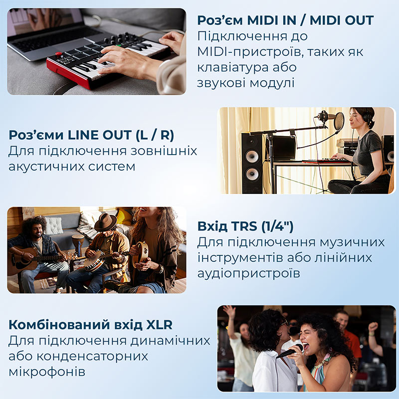 Фото 14 Аудіоінтерфейс BOYA BY-AM4