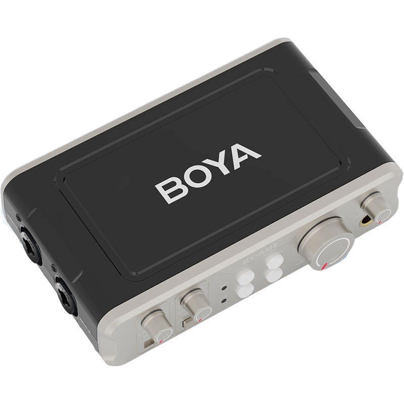 Аудіоінтерфейс BOYA BY-AM4 Матеріал метал, пластик