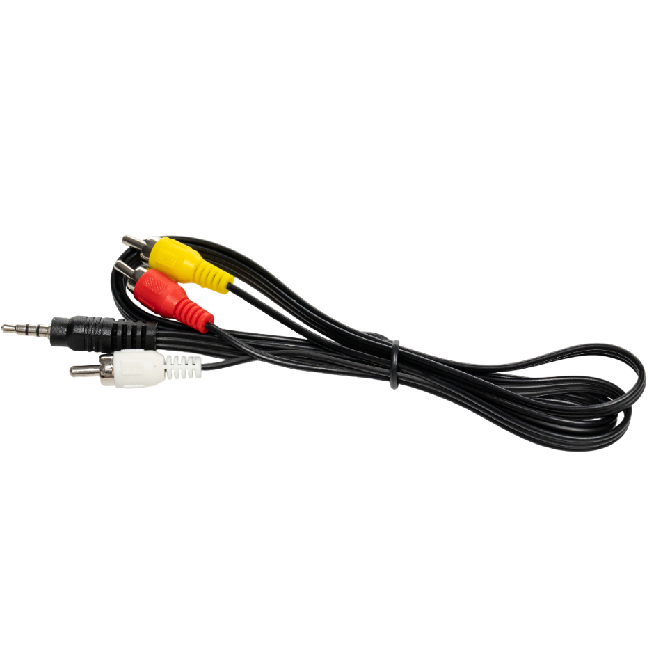 AV-кабель INEXT для TV5/TV5 Ultra (NXT-007) Додаткові особливості Роз'єм 1: 3.5 мм mini-jack; Роз'єм 2: 3xRCA (композитне відео + стереозвук); Довжина: 1 м