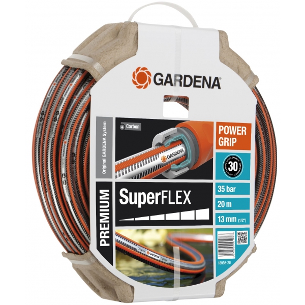 Шланг поливочный GARDENA Superflex 12x12 1/2 20 м (18093-20) Длина 20