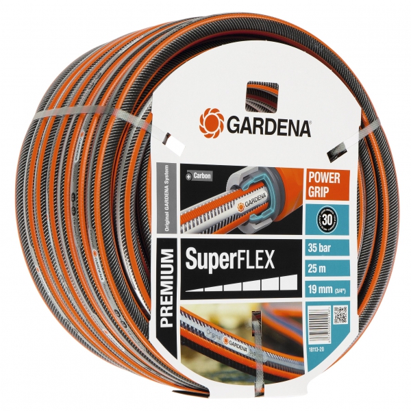 Шланг поливальний GARDENA Superflex 3/4, 25м, без соед. (18113-20) Довжина 25