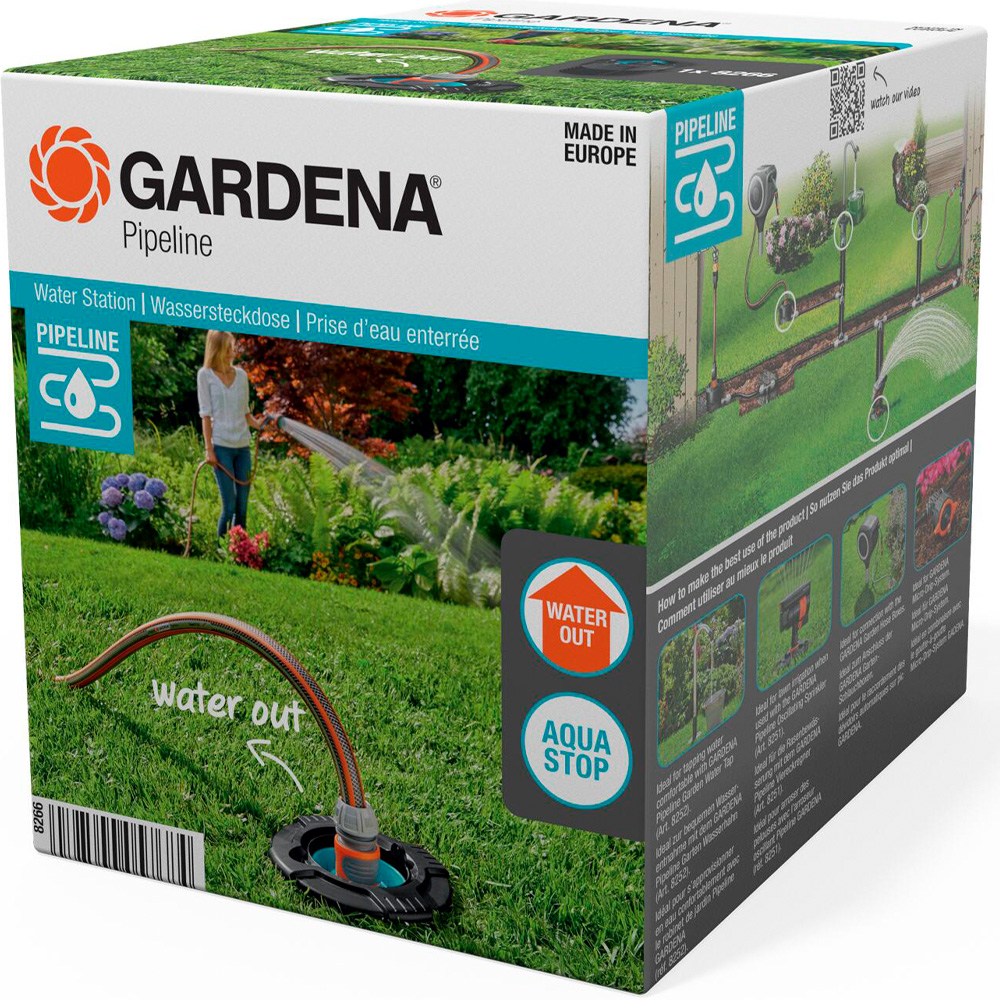 Зовнішній вигляд Водозабірна колонка GARDENA 3/4" Black (08266-20.000.00)