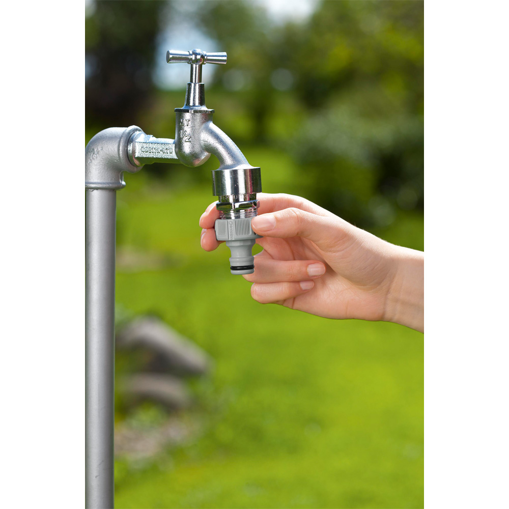 Фото Штуцер різьбовий GARDENA 1" - 33,3 мм Grey (18222-29.000.00)