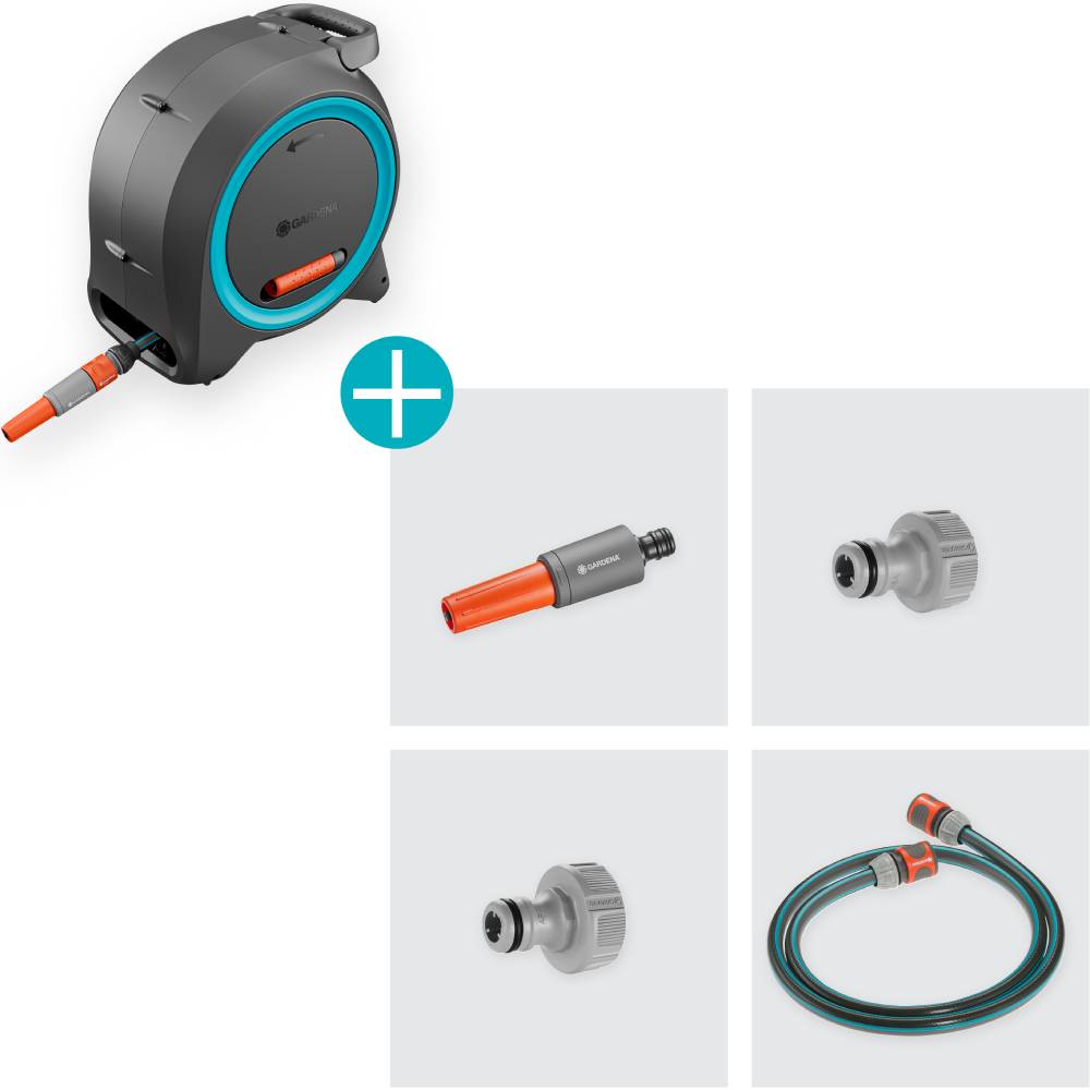 Катушка GARDENA Dual Hose Box 11 мм 25 м Blue (18695-28.000.00) Длина 25