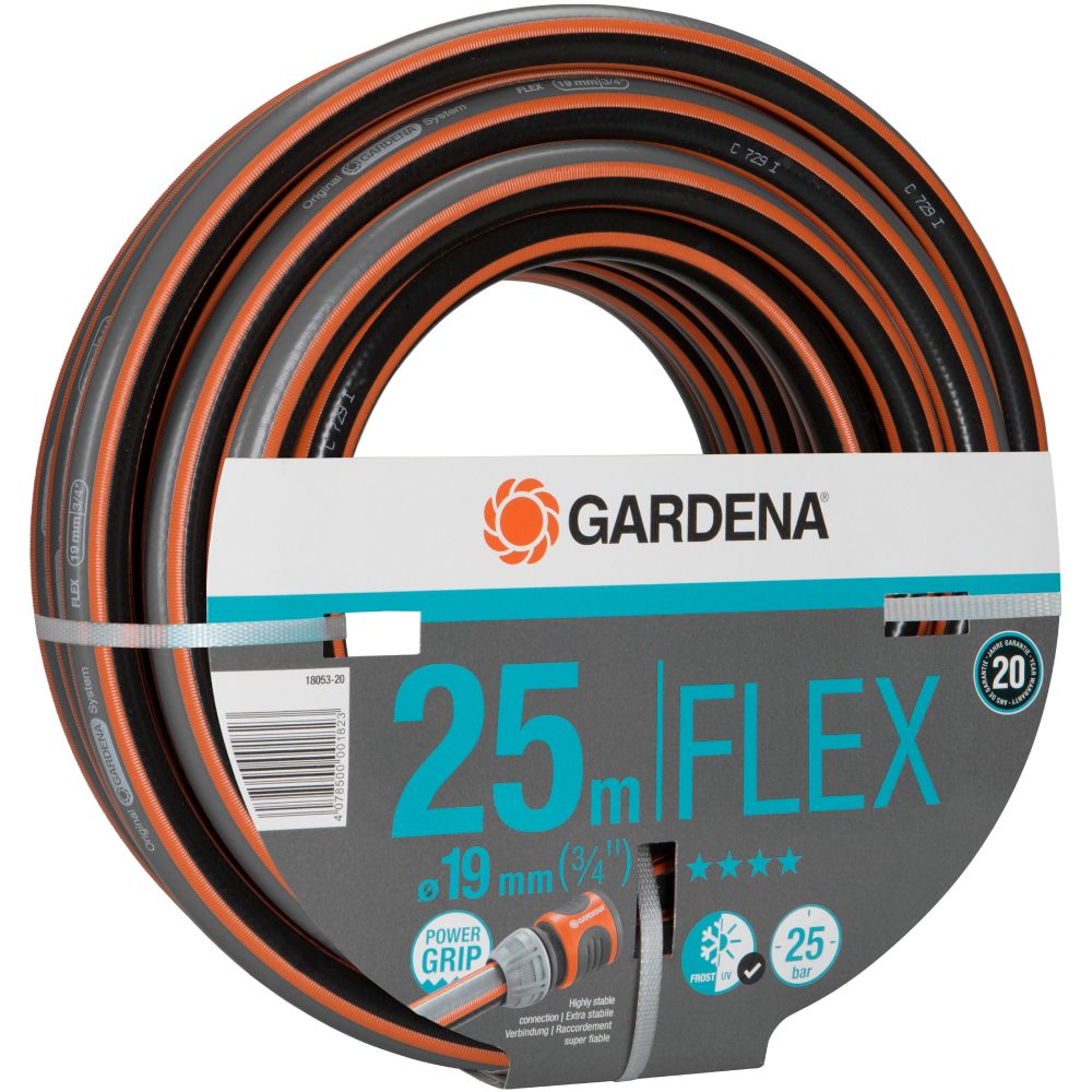 Шланг GARDENA Flex 19 мм (3/4") 25 м (18053-20.000.00) Довжина 25