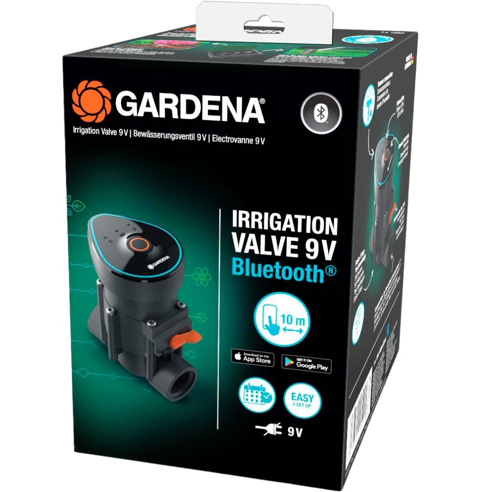 Клапан іригаційний GARDENA 9V Bluetooth Set 01285-29.000.00 В Україні Клапан іригаційний GARDENA 9V Bluetooth Set 01285-29.000.00
