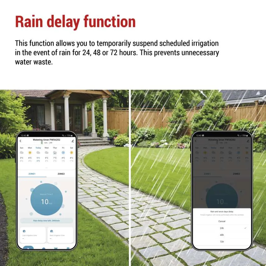 Фото 21 Розумний таймер поливу EMOS GoSmart Bluetooth (PW56202)