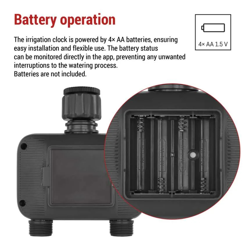 Фото 18 Розумний таймер поливу EMOS GoSmart Bluetooth (PW56202)