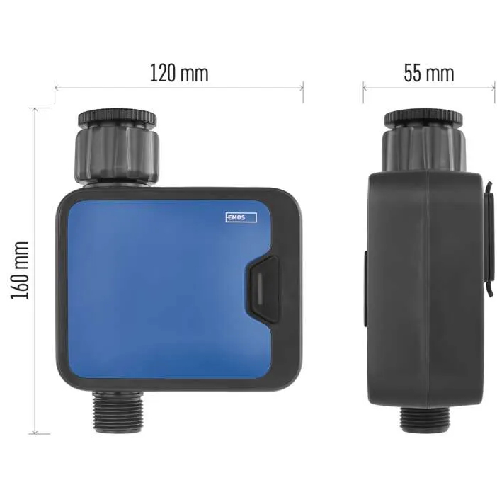 Зображення Розумний таймер поливу EMOS GoSmart Bluetooth (PW56201)