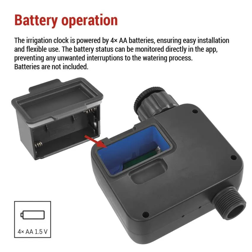 Фото 15 Розумний таймер поливу EMOS GoSmart Bluetooth (PW56201)