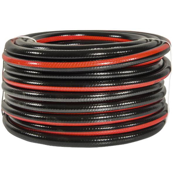 Шланг садовий VITALS Master Quattro 1/2" 20 м Black/Red (199293) Довжина 20