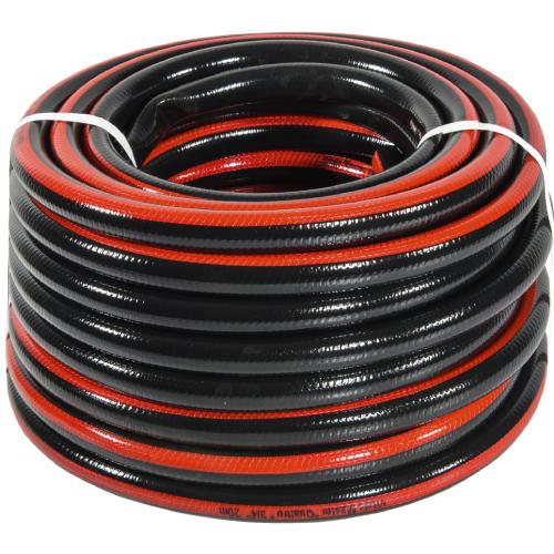 Шланг садовый VITALS Master Quattro 3/4" 20 м Black/Red (199296)
