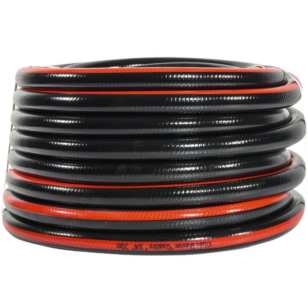 Шланг садовый VITALS Master Quattro 3/4" 20 м Black/Red (199296) Длина 20