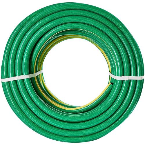 Шланг садовий VITALS Master Quattro 3/4" 50 м Green//Yellow (199298) Діаметр (дюйми/мм) 3/4" (19)