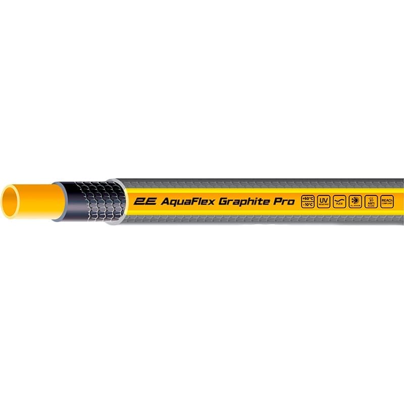 Шланг садовый 2E AquaFlex Graphite Pro 3/4" 20 м (2E-GHE34GEP20)