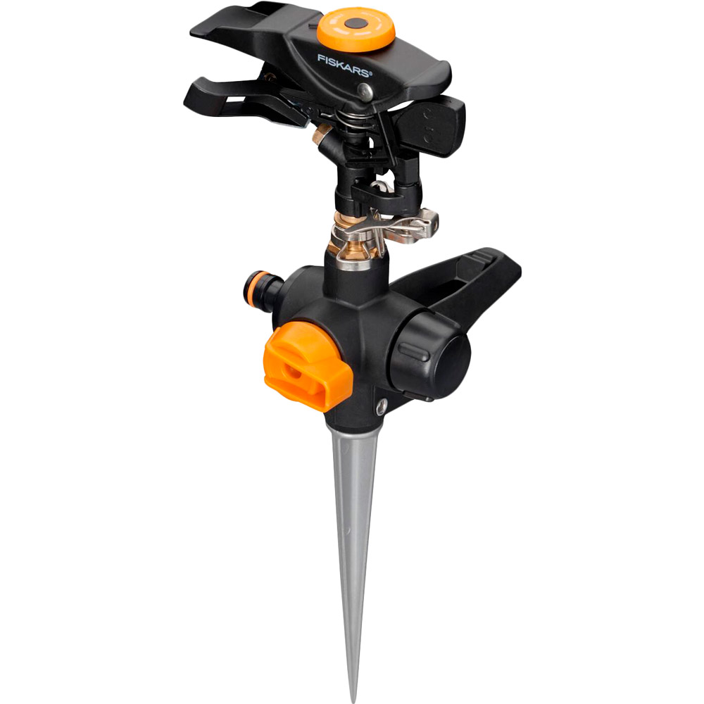 

Дождеватель Fiskars пульсирующий 1027029 (19802), Розприскувач пульсуючий з механізмом увімк/вимк