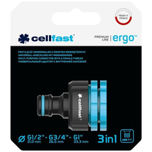 Коннектор для крана Cellfast ERGO с внутренней нарезкой (53-210)
