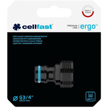 Конектор для крана Cellfast ERGO із зовнішньою нарізкою (53-235)