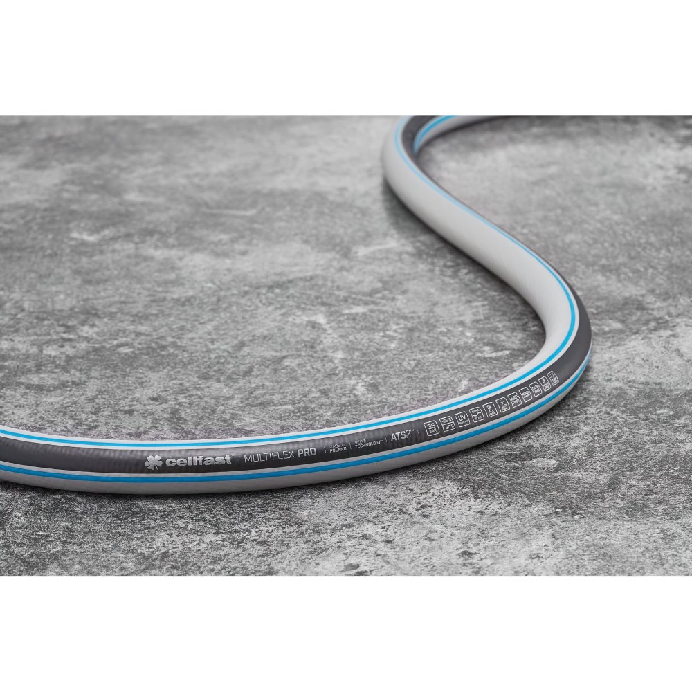 Шланг садовый CELLFAST MULTIFLEX PRO 3/4" 30 м (13-821) Диаметр (дюймы/мм) 3/4" (19)