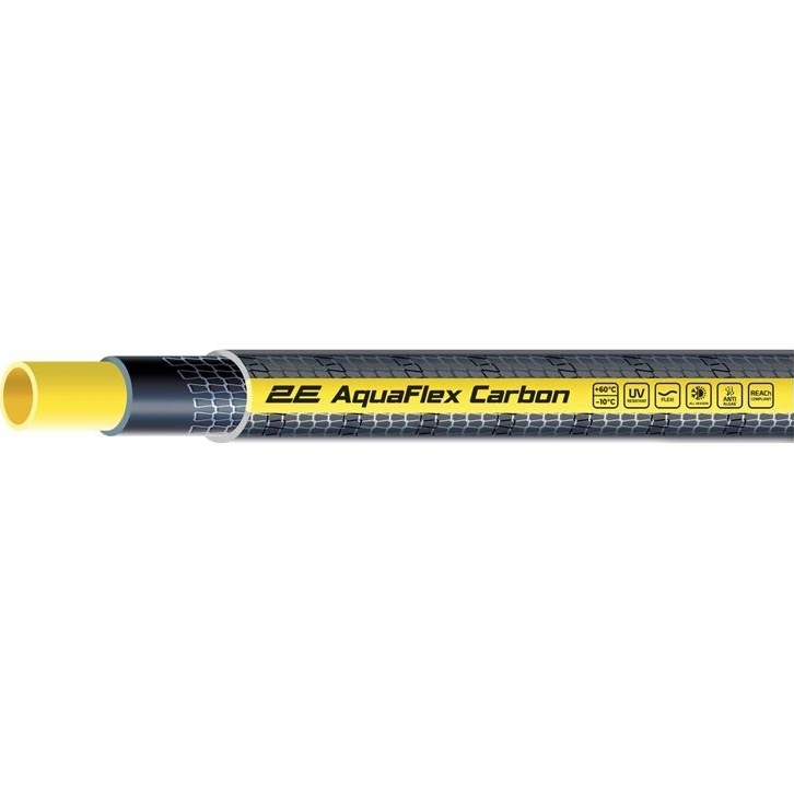 Шланг садовий 2E AquaFlex Carbon 1/2" 30м (2E-GHE12GE30) Довжина 30