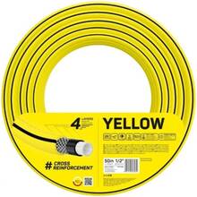 Шланг садовий CELLFAST 4YELLOW 1/2" 50м Yellow (10-502)