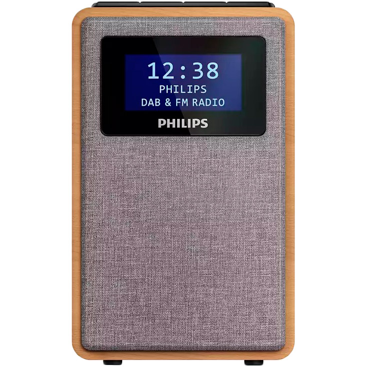 

Часы радио PHILIPS TAR5005/10, TAR5005 FM/DAB+, mono 1W, LCD