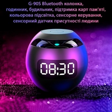 Радіогодинник ACTION G-90S Black (G-90S-act)