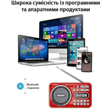 Радіогодинник ACTION Red (D-66)