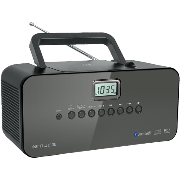 Радіоприймач MUSE CD M-22 BT Black