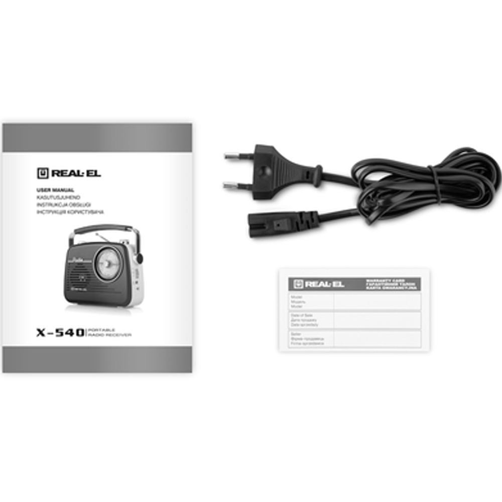 Покупка Радіоприймач REAL EL X-540 Black-Уellow (EL121800007)