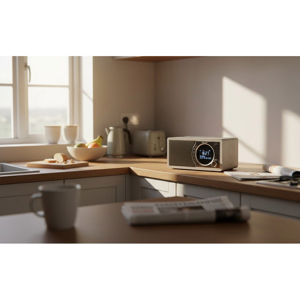 Радіоприймач SHARP DR-450(GR) Особливості годинник