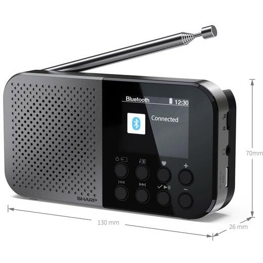 Замовити Радіоприймач SHARP DR-P520(GY)