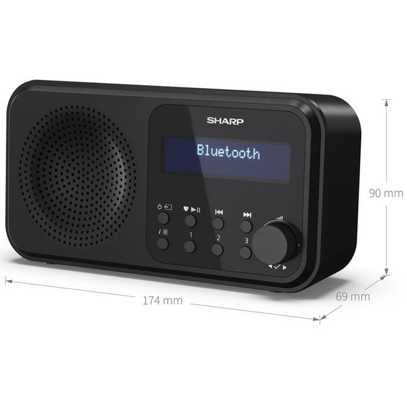 Зображення Радіоприймач SHARP DR-P420(GN)